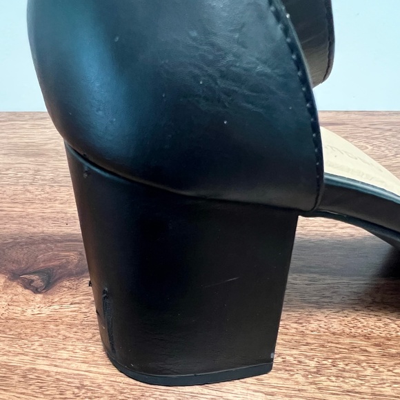 CL by Laundry Jody Sandal Block Heel - Black Sz 9.5- Gently used - Picture 5 of 11